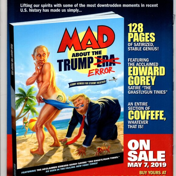 Mad Magazine No 7 June 2019 Satirical Humor Comic Featuring Aquaman Jim Gaffigan - Picture 2 of 2
